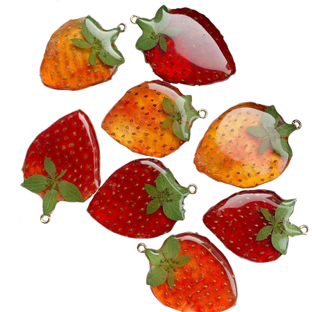 strawberry pendants