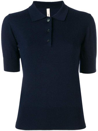 Extreme Cashmere fine knitted polo top