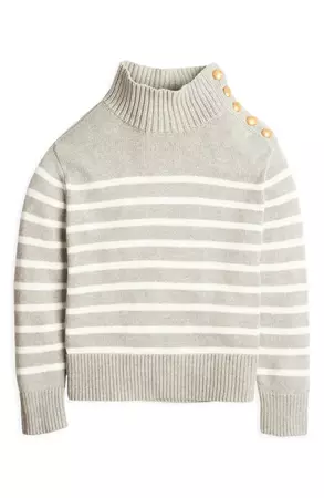 Court & Rowe Stripe Mock Neck Sweater | Nordstrom