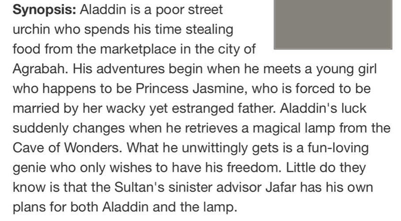 Aladdin text