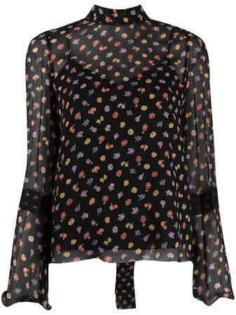 See By Chloé Floral Print Pussybow Blouse - Farfetch
