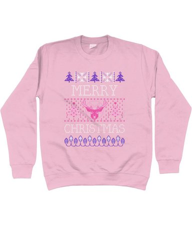 Merry Christmas Ugly Jumper Christmas Sweatshirt Unisex | Etsy