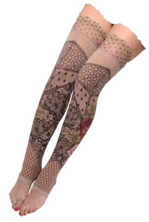patterned stockings