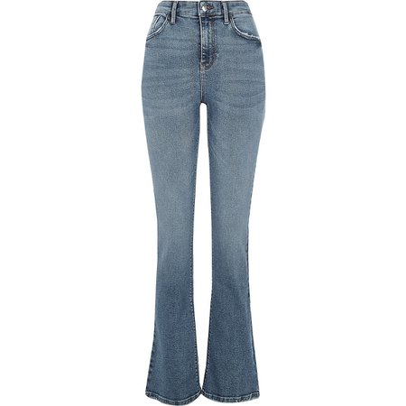 Blue high rise bootcut flared jeans - Bootcut & Flared Jeans - Jeans - women