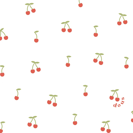 white cherry background