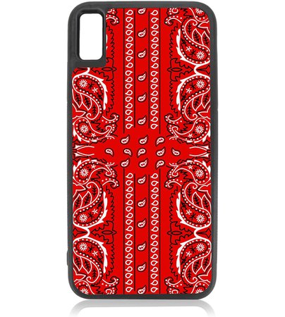 red bandana iPhone XR case