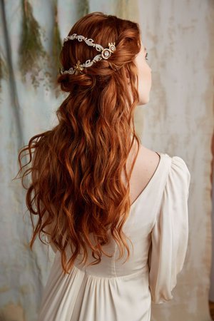 wedding hairstyles red - Google Search