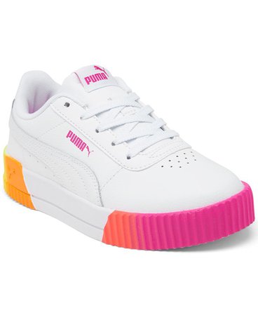 Puma Little Girls Carina Fade Casual Sneakers from Finish Line & Reviews - Finish Line Kids' Shoes - Kids - Macy's