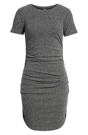 BP. Ruched Ribbed Body-Con Dress | Nordstrom