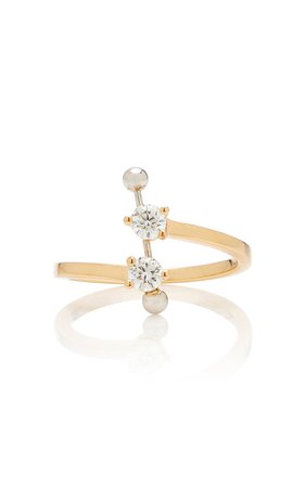 18K Gold Diamond Ring by Delfina Delettrez | Moda Operandi