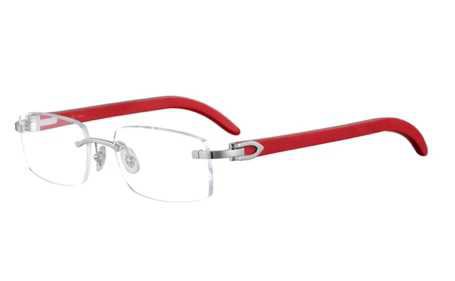 Cartier Red Glasses
