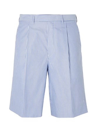 Prada Blue Striped Men’s Shorts
