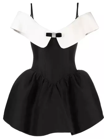 SHUSHU/TONG off-shoulder Mini Dress - Farfetch