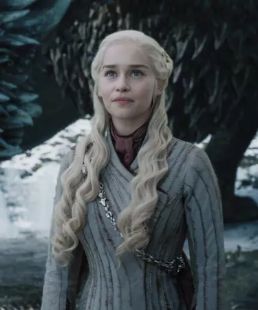 Emilia Clark as Daenerys Targaryen