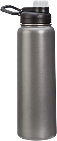 Amazon.com: AmazonBasics Stainless Steel Insulated Water Bottle with Spout Lid – 30-Ounce, Teal: Kitchen & Dining