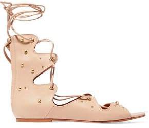 Xiri Lace-up Studded Leather Sandals