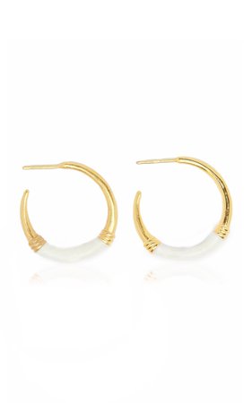 Lola 14k Yellow Gold Hoops By Deux Lions
