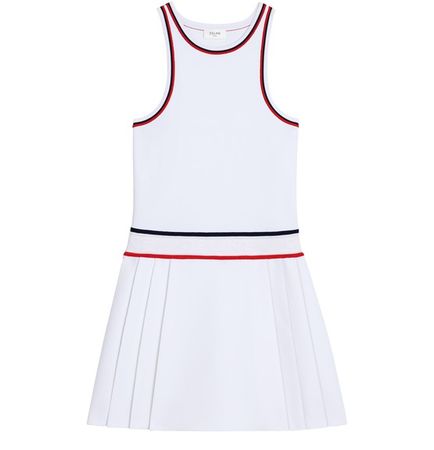 Women's Athletic viscose dress with underwire | CELINE | 24S