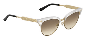 GUCCI GG 4283/S Women Sunglasses White Gold Cat Eye Mother of Pearl Brown U29JD 717166998972 | eBay