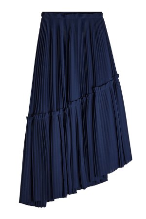 Asymmetric Pleated Skirt Gr. FR 36