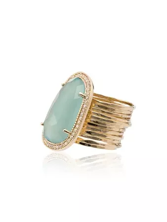 Jacquie Aiche Chalcedony Cocktail Ring