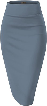 Hybrid & Company Womens Pencil Skirt for Office Wear KSK43584 1139 Black XL at Amazon Women’s Clothing store