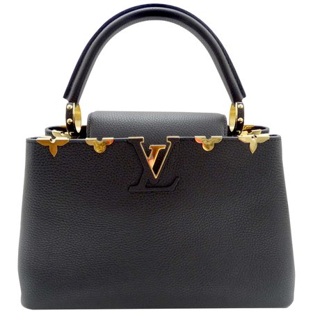 Louis Vuitton Taurillon Capucines PM w/ Bandouliere Handbag For Sale at 1stDibs