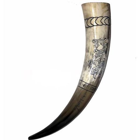 viking dragon horn