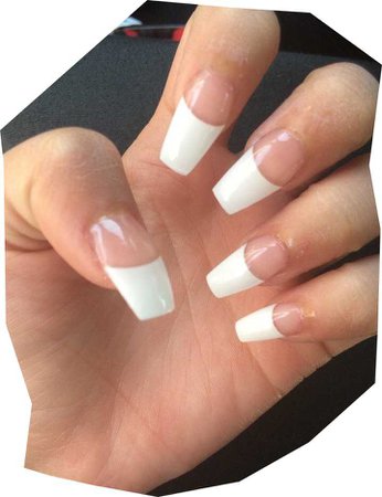 coffin French tip