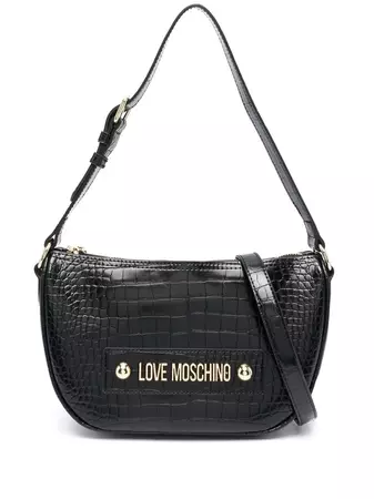 Love Moschino faux-leather shoulder-bag - Farfetch