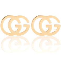 gold gucci earrings on ear - Google Search