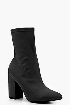 Mia Stretch Pointed Toe Shoe Boots