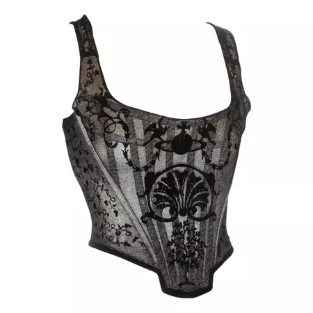 Vivienne Westwood Corset SS 1992 Runway Worn Rare Collectors black lace ICONIC For Sale at 1stDibs | vivenne westwood corset, corset vivienne westwood, vivienne westwood corset top