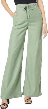Amazon.com: HUDSON Jeans Drawstring Wide Leg Trousers in Mistletoe Mistletoe 26 30 : Clothing, Shoes & Jewelry
