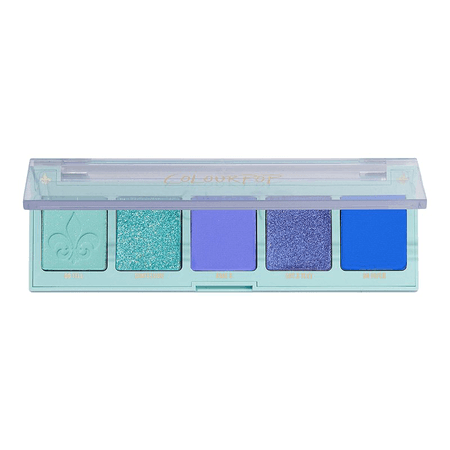 Aquamarine blue eyeshadow palette