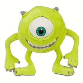 8in Mike Wazowski Plush - Monsters Inc Plush - Plush Toys