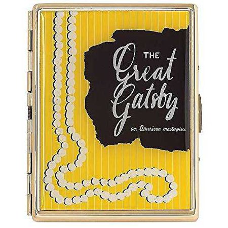 Amazon.com: Kate Spade New York A Way With Words Great Gatsby I.D. and Credit Card Holder, Gold-Plated Metal: Home & Kitchen