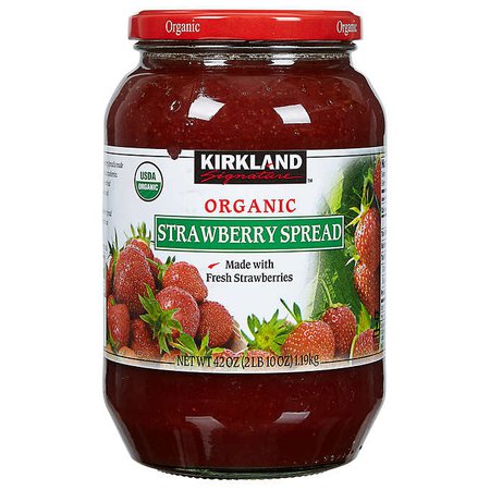 organic strawberry spread