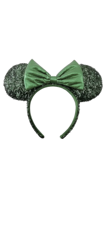 emerald green Minnie ears
