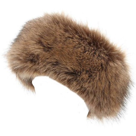 LA CARRIE Faux Fur Headband with Stretch Women's Winter Earwarmer Earmuff