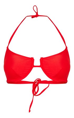 red bikini top