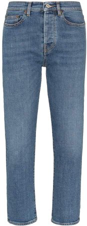 Jeanerica cropped straight-leg jeans