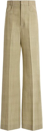 Jacquemus Sauge Silk-Blend Wide-Leg Trousers