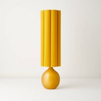 Floor Lamp Yellow Ceramic With Elongated Shade (includes Led Light Bulb) - Opalhouse™ Designed With Jungalow™ : Target