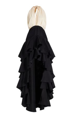 Kelsang Ruffled Silk Maxi Dress By Johanna Ortiz | Moda Operandi