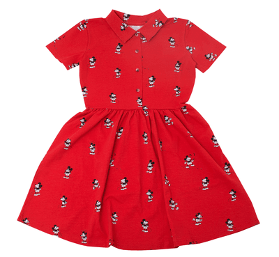 Vintage Mickey Button Up Dress - Cakeworthy