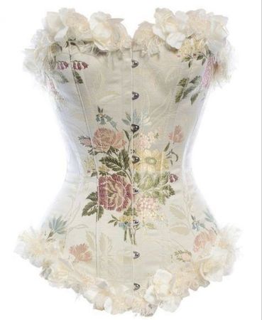 elegant floral corset