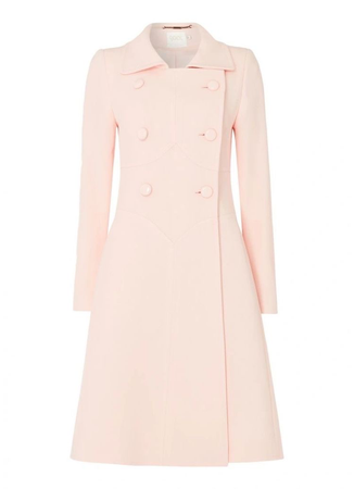 pink coat dress