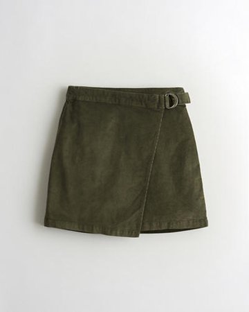 Girls Ultra High-Rise Faux-Suede Mini Skirt | Girls Bottoms | HollisterCo.com
