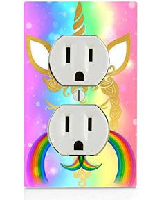 unicorn light switch cover - Google Search